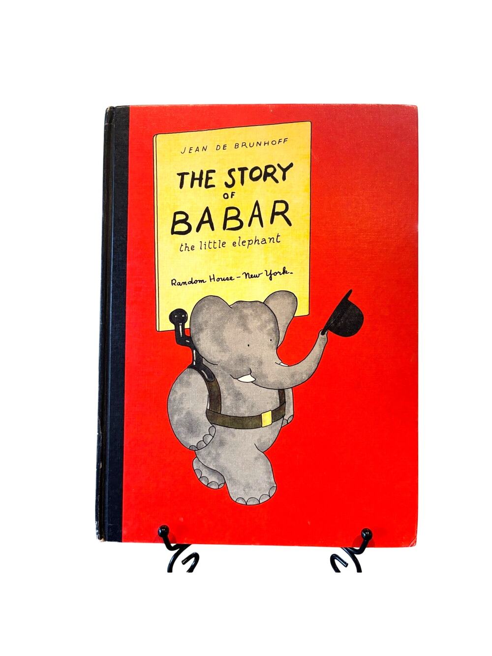 Vintage 1960 The Story of Babar the Little Elephant by Jean De Brunhoff, HC